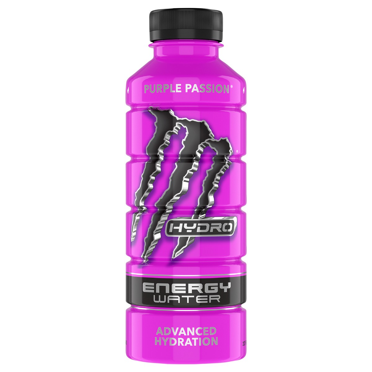 slide 1 of 2, Monster Hydro Energy Water Purple Passion Energy Drink - 20 fl oz, 20 fl oz