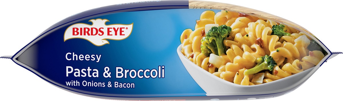 slide 5 of 9, Birds Eye Cheesy Sauced Pasta & Broccoli with Onions & Bacon 10 oz, 10 oz
