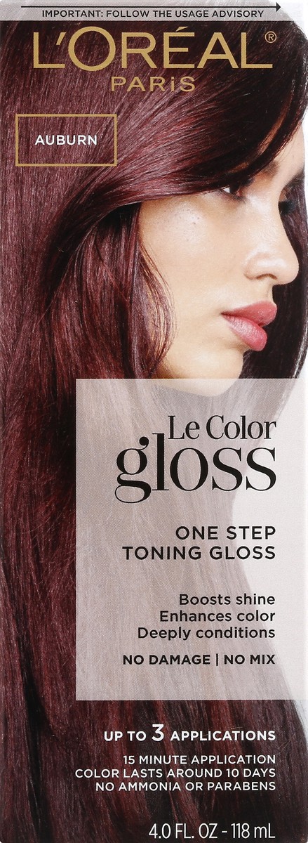 slide 5 of 6, L'OREAL LE GLOSS 5739 Le Color Gloss Auburn, 1 ct