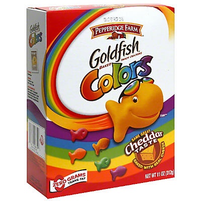 slide 1 of 1, Goldfish Colors Baked Snack Crackers, 11 oz