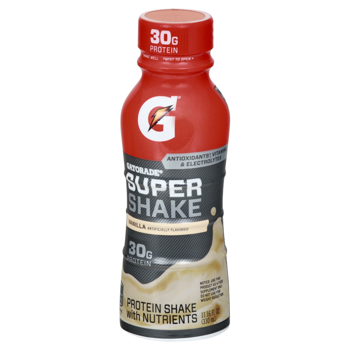 Gatorade Recover Protein Shake Vanilla (11.16 fluid ounce plastic