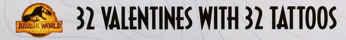 slide 3 of 10, IG Design Group Valentine Cards Tattoo Jurassic World, 1 ct