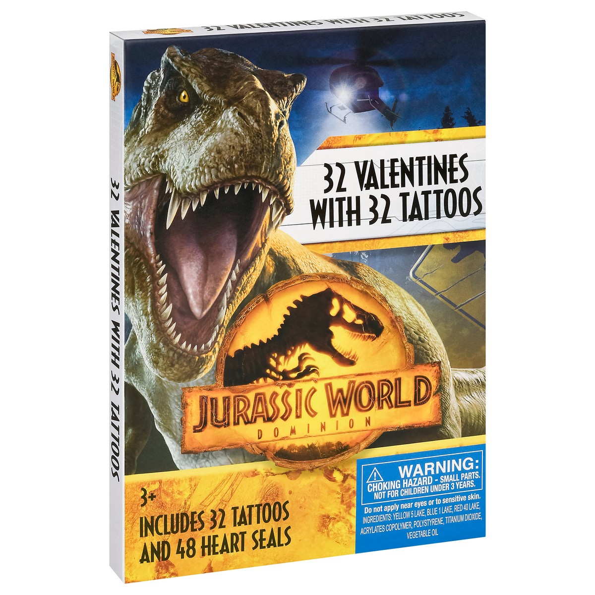 slide 8 of 10, IG Design Group Valentine Cards Tattoo Jurassic World, 1 ct