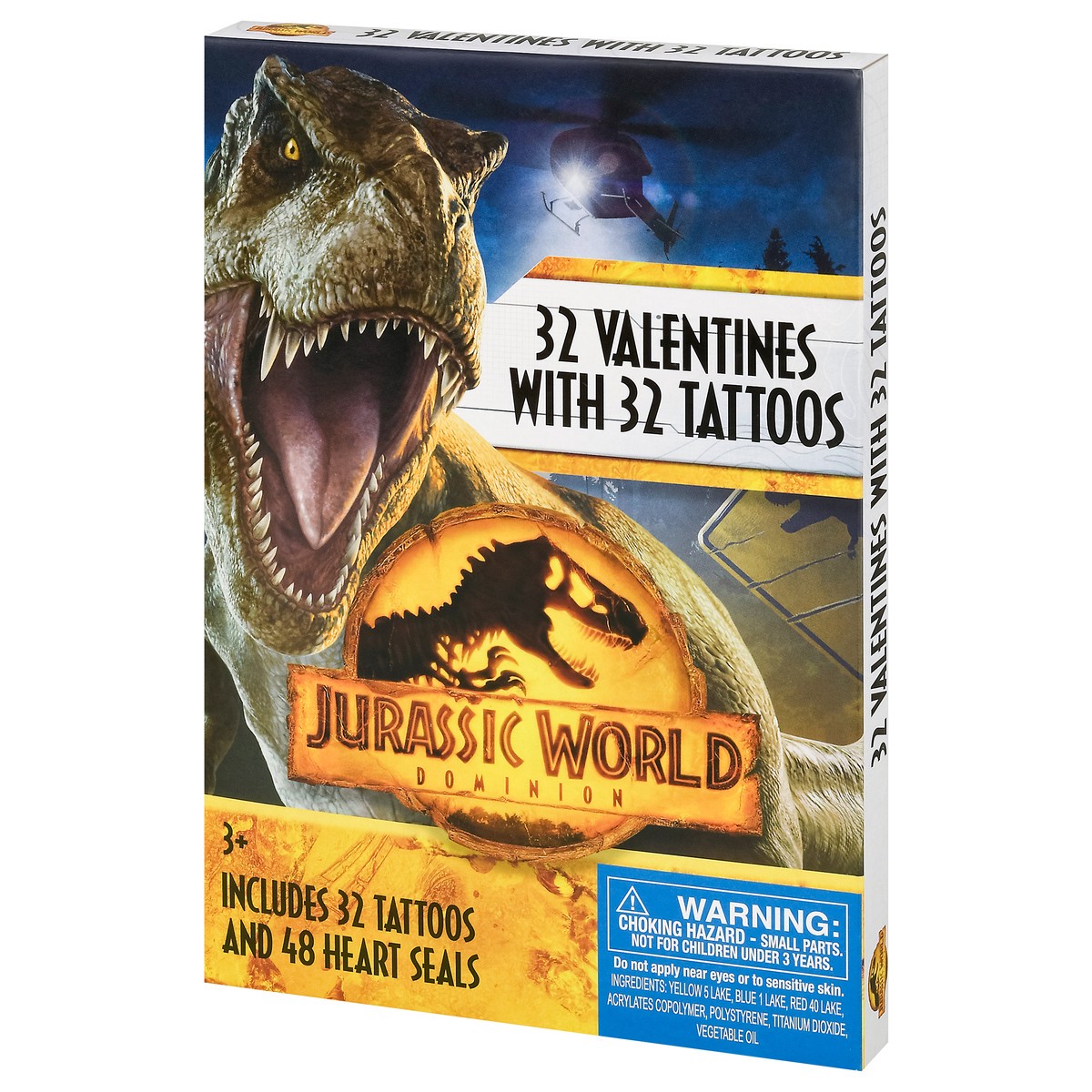 slide 7 of 10, IG Design Group Valentine Cards Tattoo Jurassic World, 1 ct