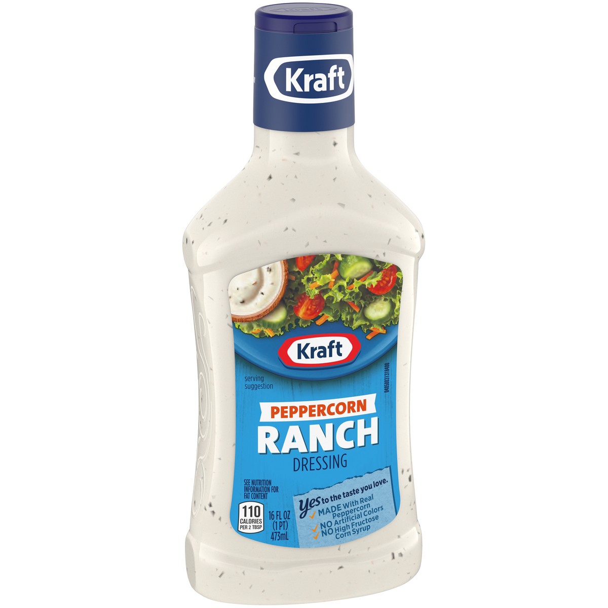 slide 9 of 9, Kraft Peppercorn Ranch Salad Dressing, 16 fl oz Bottle, 16 fl oz