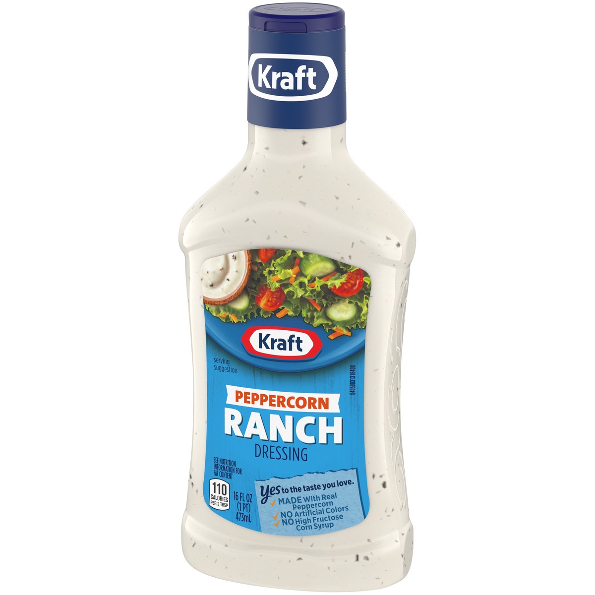 slide 8 of 9, Kraft Peppercorn Ranch Salad Dressing, 16 fl oz Bottle, 16 fl oz