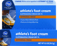 slide 1 of 1, Kroger Athlete's Foot Cream, 0.5 oz