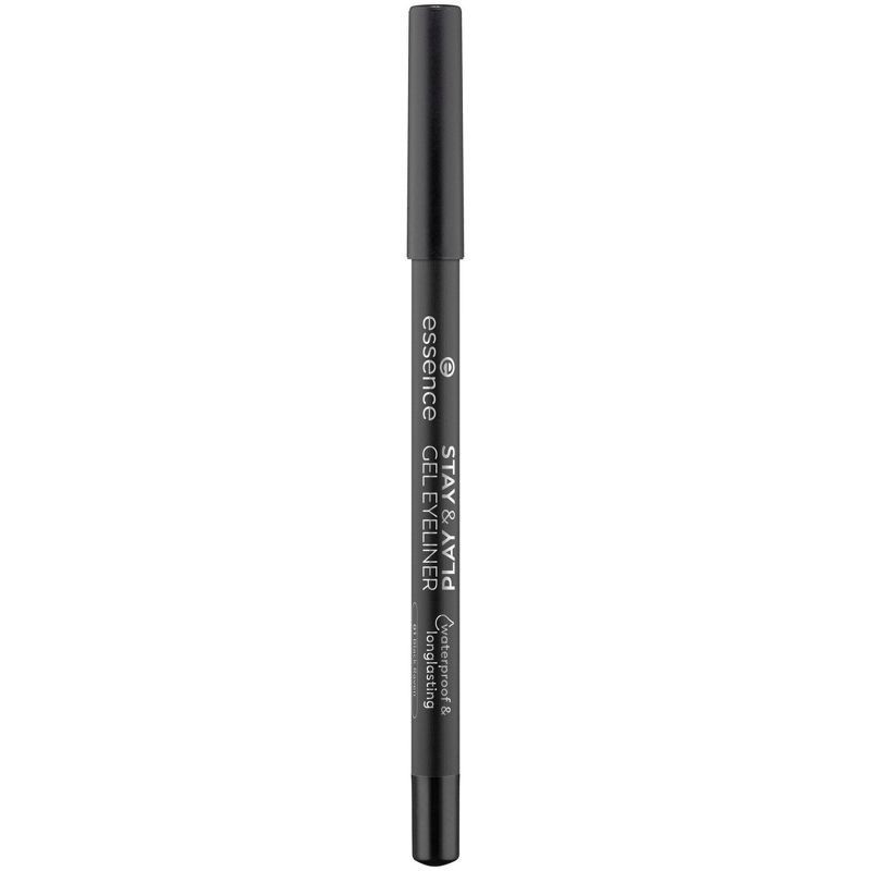 slide 5 of 6, ESSENCE Stay & Play Gel Eyeliner - 01 Black Raven - 0.04oz, 0.04 oz