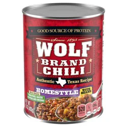Wolf Brand Homestyle Chili with Beans 15 oz