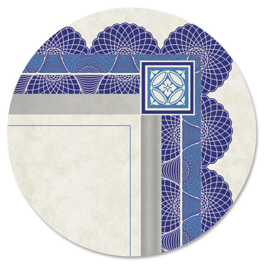 slide 2 of 9, Southworth Foil Enhanced Preprinted Certificate Refills, Ivory/Silver/Blue, 15 ct