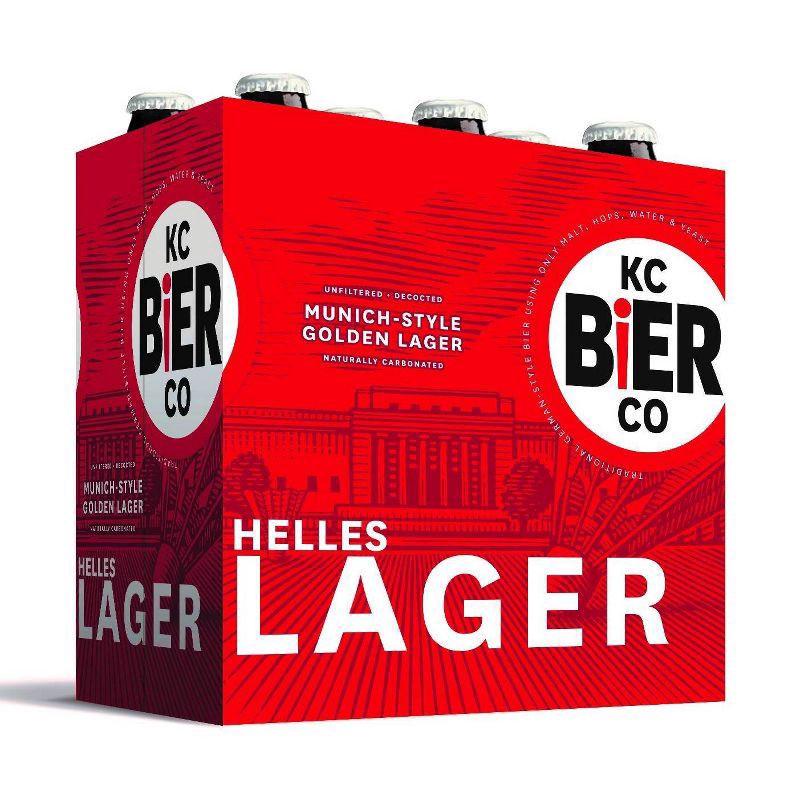 slide 2 of 2, KC Bier Co KC Bier Helles Munich-Style Golden Lager Beer - 6pk/12 fl oz Bottles, 6 ct; 12 oz