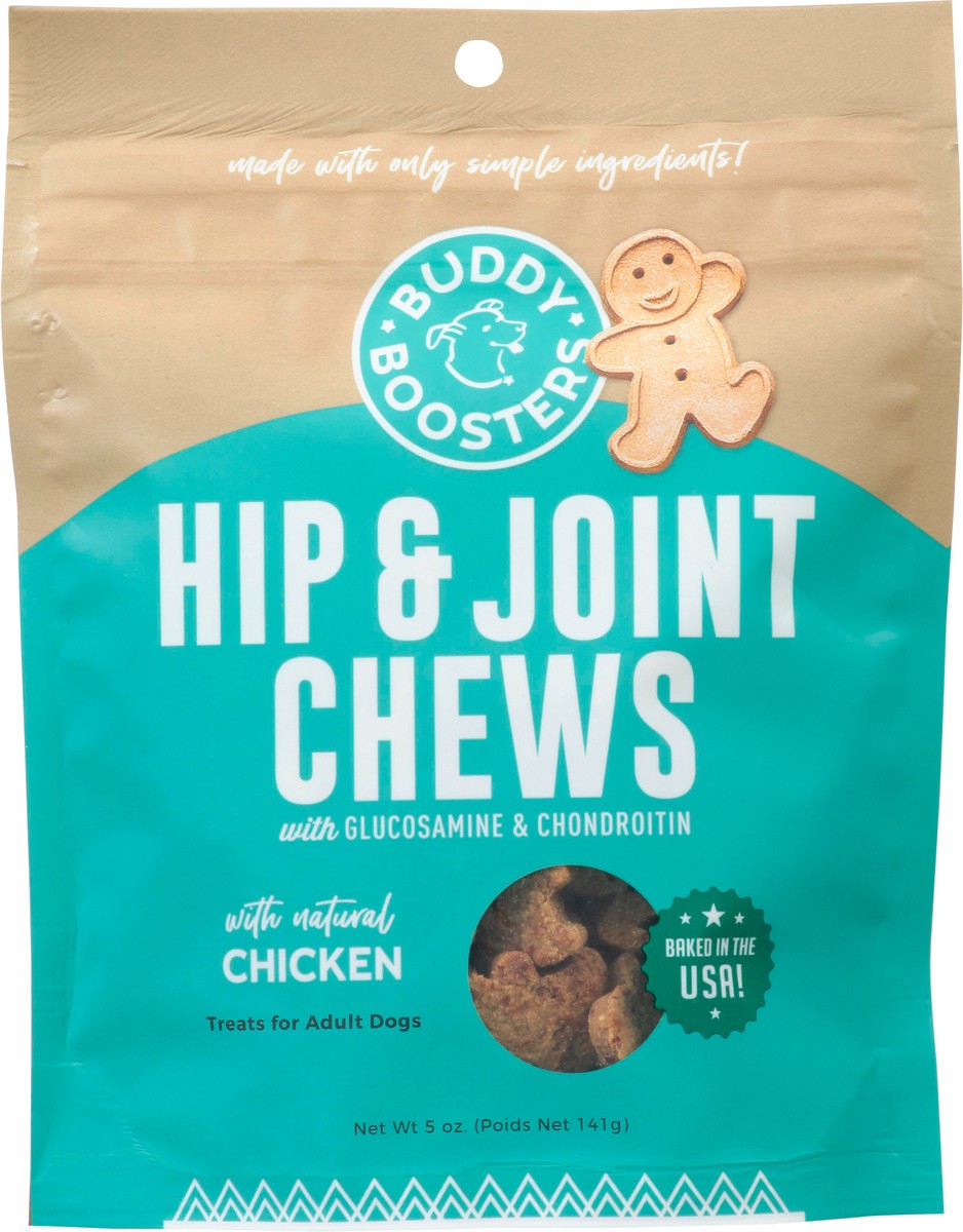 slide 1 of 1, Buddy Boosters Hip & Joint Chews Chicken Treats For Adult Dogs 5 oz, 5 oz