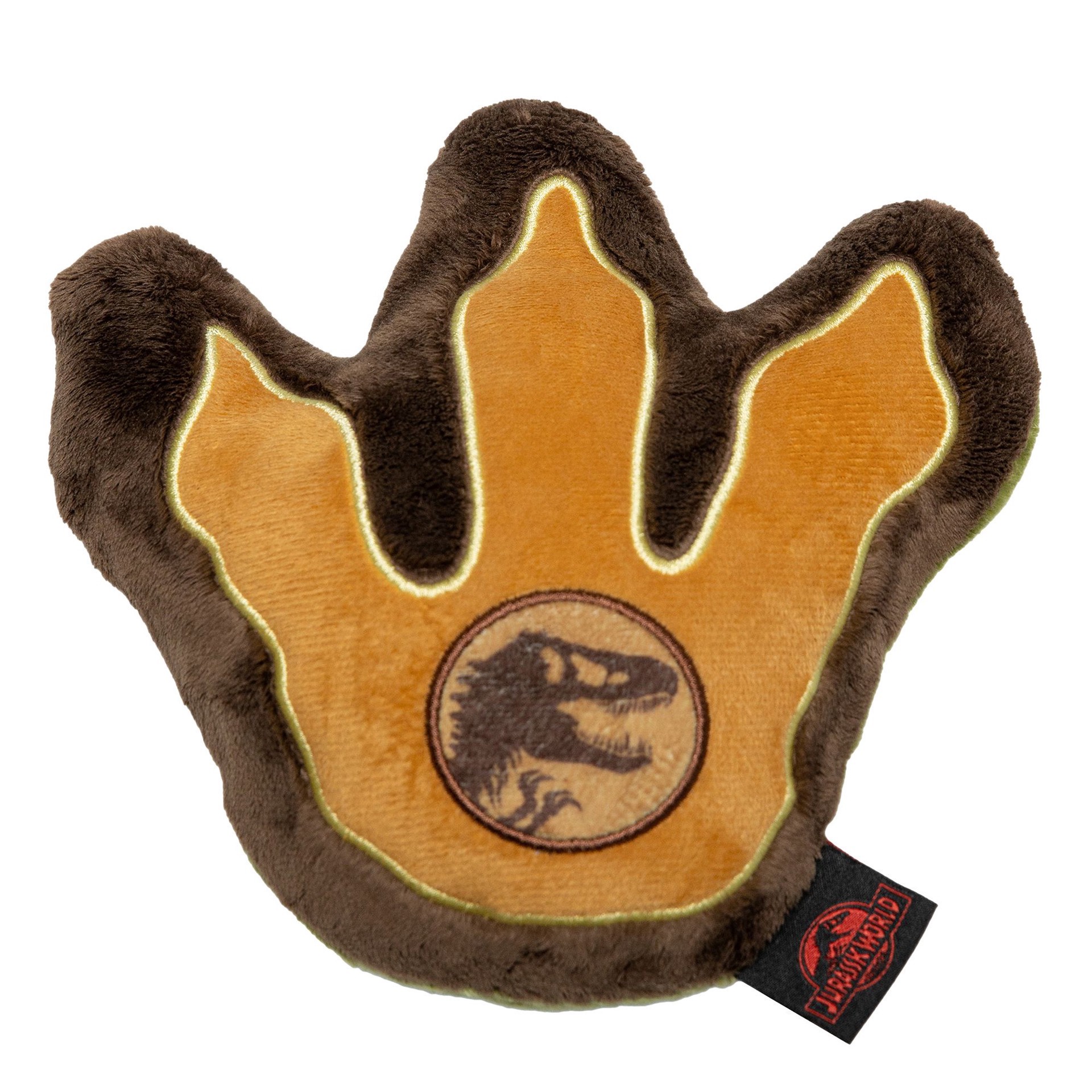 slide 1 of 1, Gmason Jurassic World Dinosaur Footprint Plush Dog Toy, SM