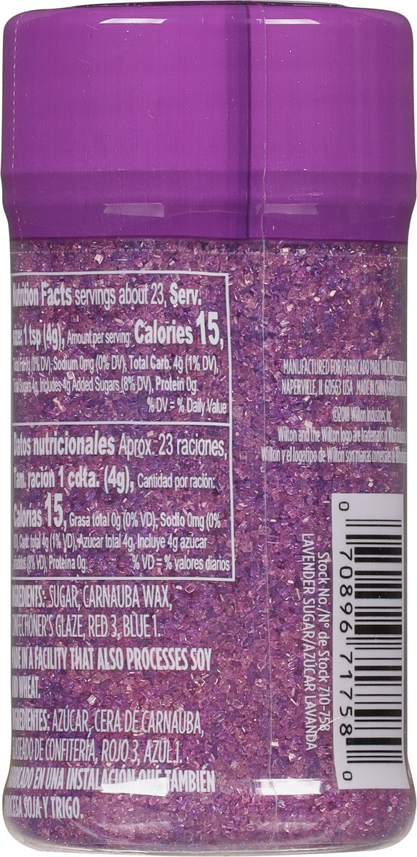 slide 2 of 14, Wilton Lavender Sanding Sugar Sprinkles 3.25 oz, 3.25 oz