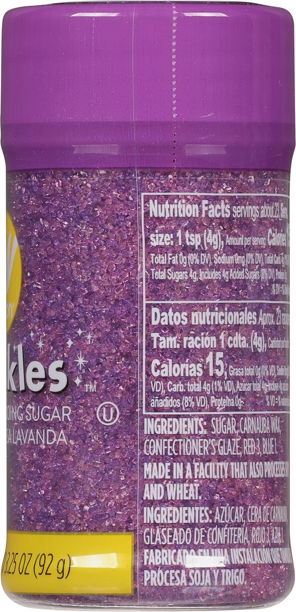 slide 11 of 14, Wilton Lavender Sanding Sugar Sprinkles 3.25 oz, 3.25 oz