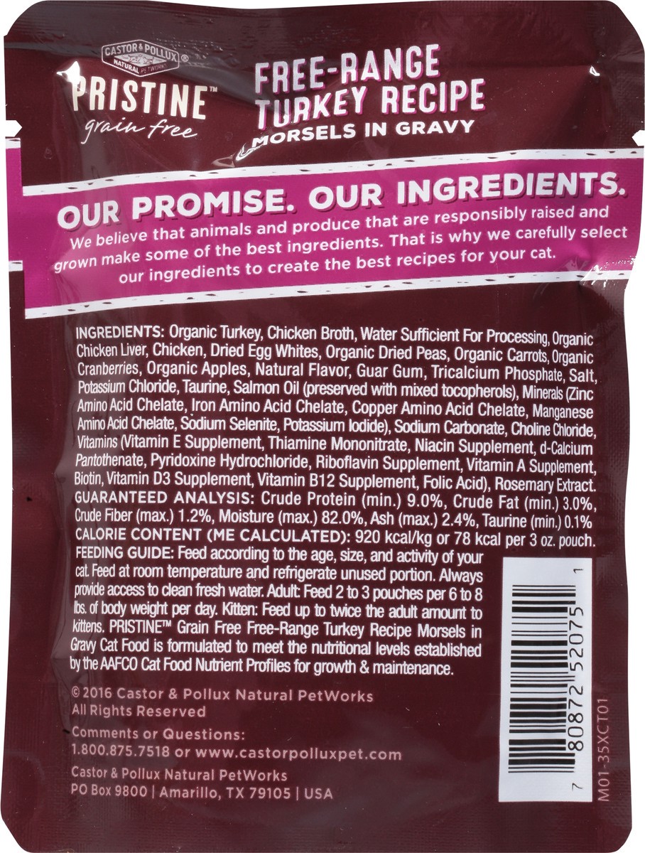 slide 13 of 13, Castor & Pollux Turkey Morsels Grain Free, 3 oz