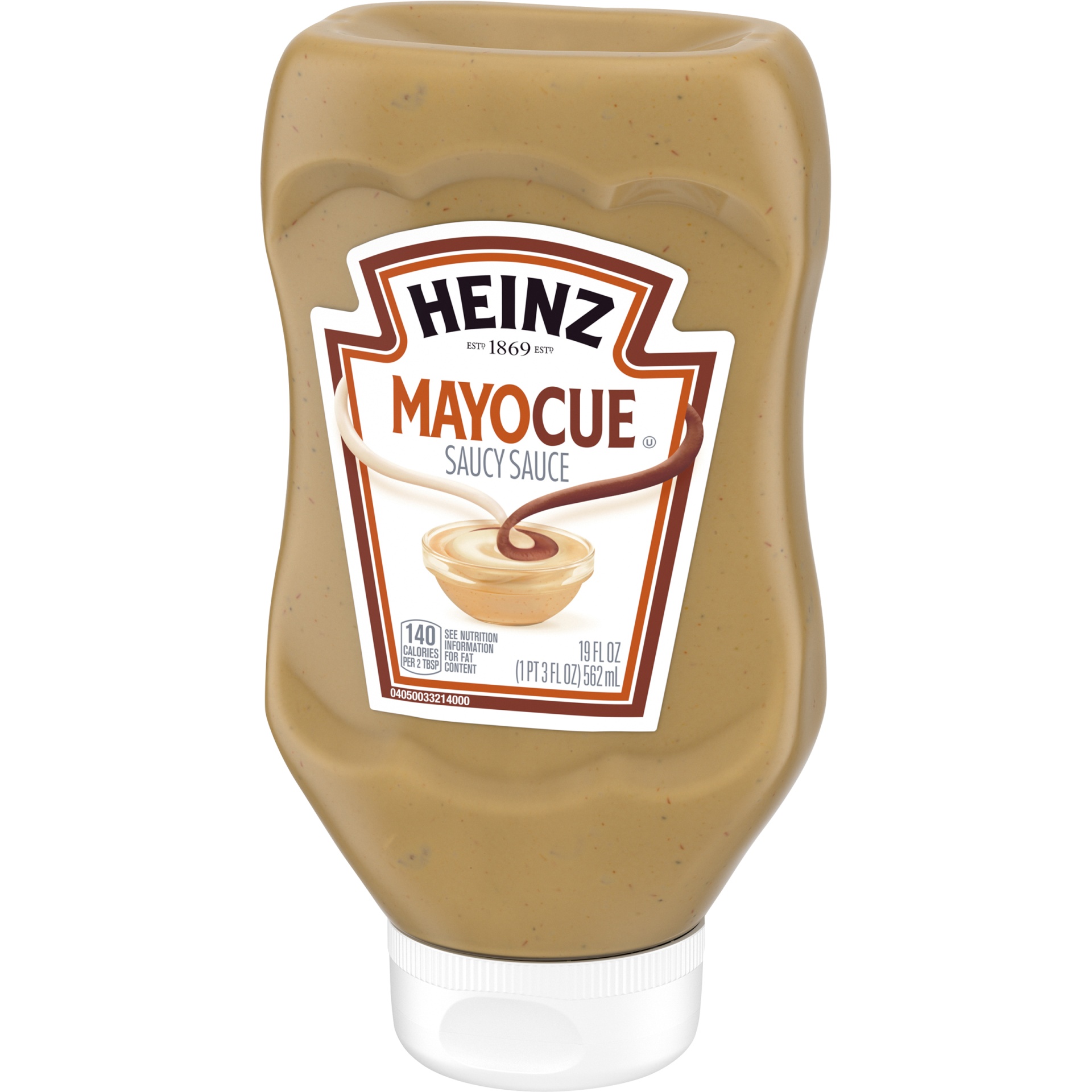 slide 3 of 6, Heinz Mayocue Mayonnaise & BBQ Sauce Mix Bottle, 19 oz
