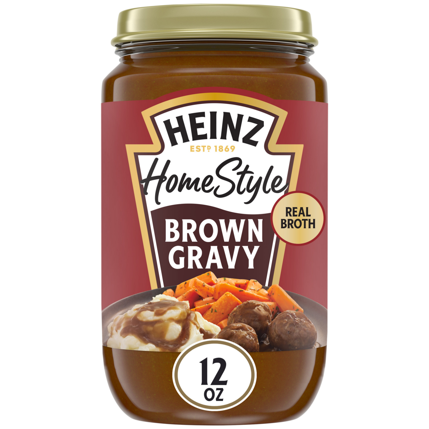slide 1 of 8, Heinz 12 Oz Gravy Brown 12 Box/carton Case, 12 oz