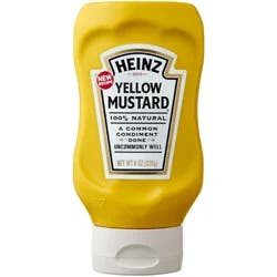 Heinz Yellow Mustard, 8 oz Bottle