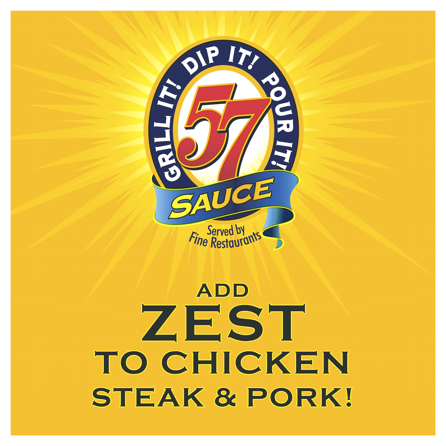slide 5 of 5, Heinz 57 Sauce, 10 oz