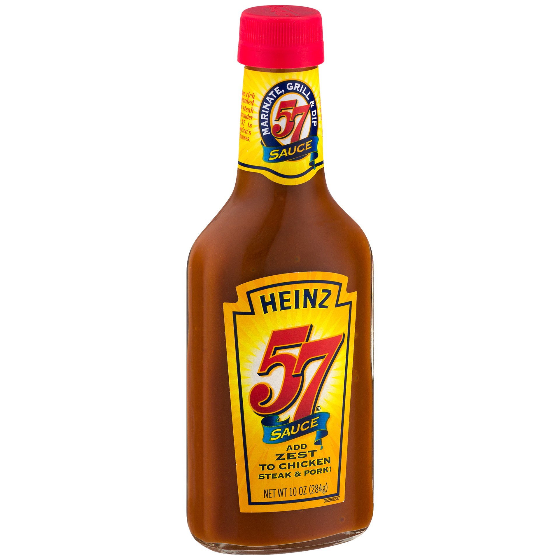 slide 4 of 8, Heinz 57 Sauce Bottle, 10 oz
