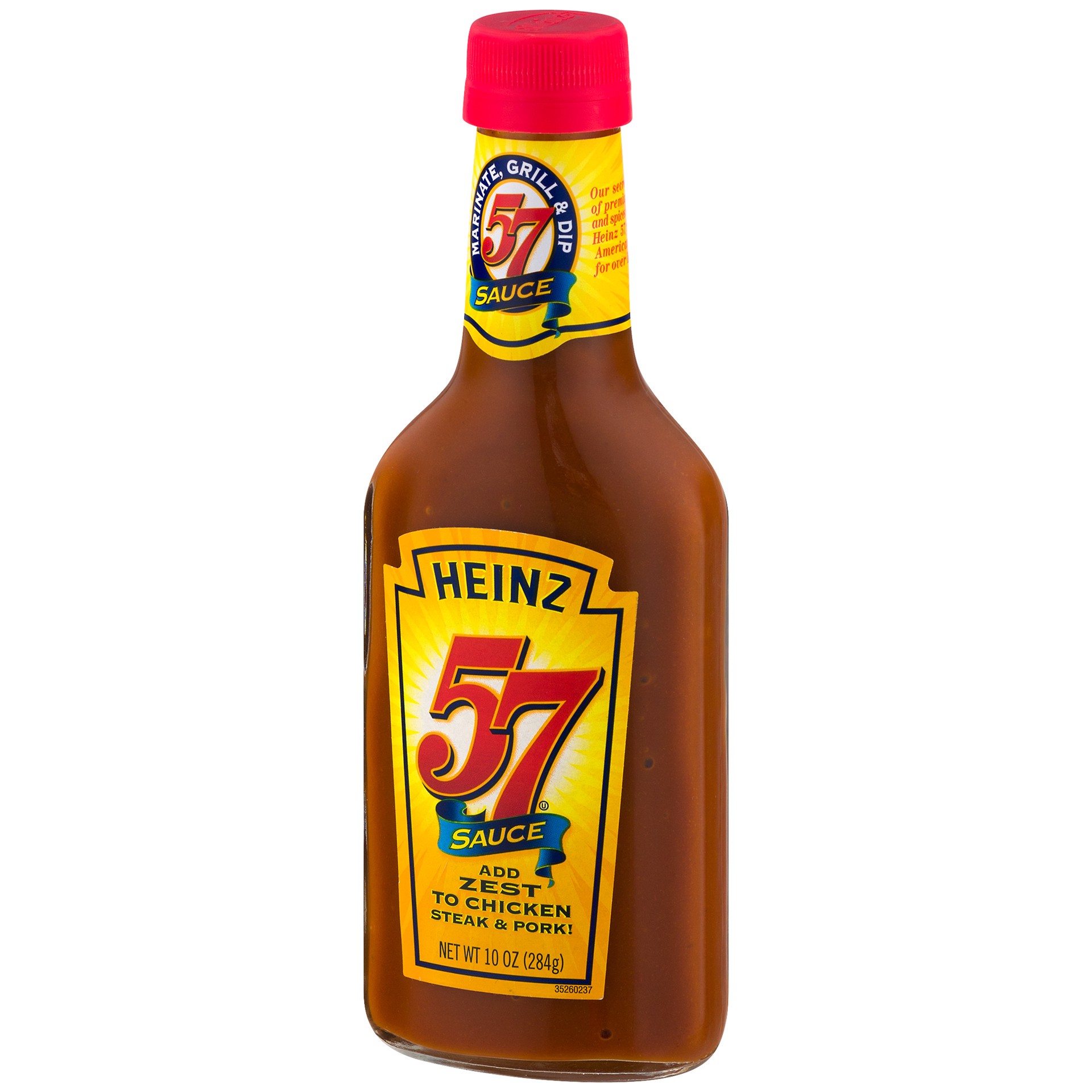slide 5 of 8, Heinz 57 Sauce Bottle, 10 oz