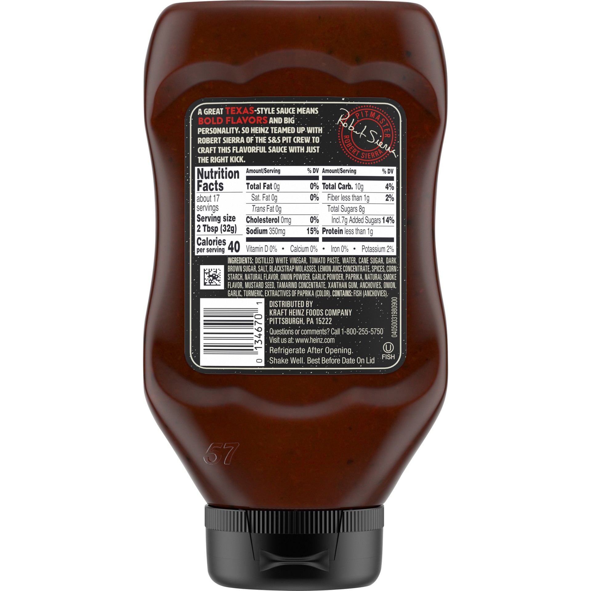 slide 5 of 6, Heinz Texas Style Bold & Spicy BBQ Sauce Bottle, 19.5 oz