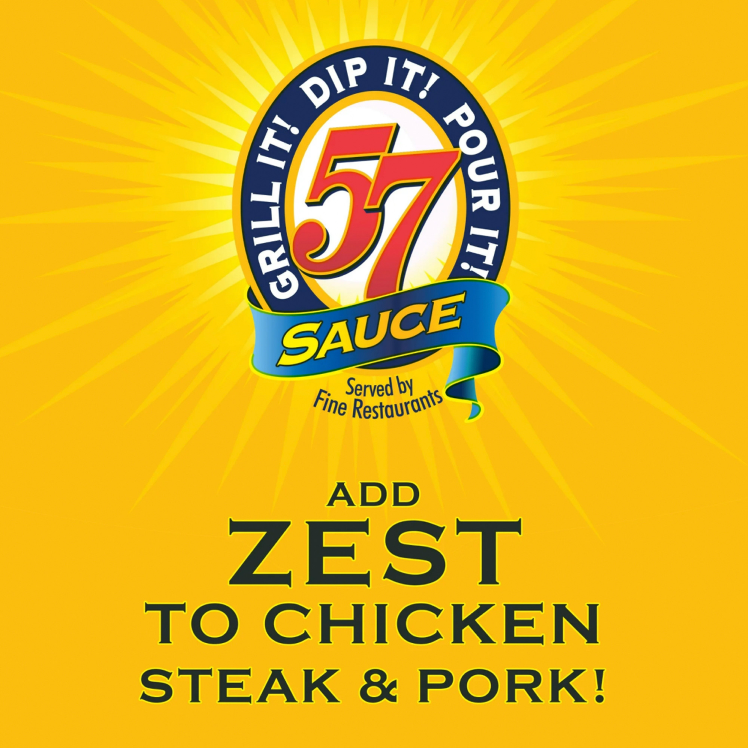 slide 4 of 5, Heinz 57 Sauce, 20 oz Bottle, 20 oz