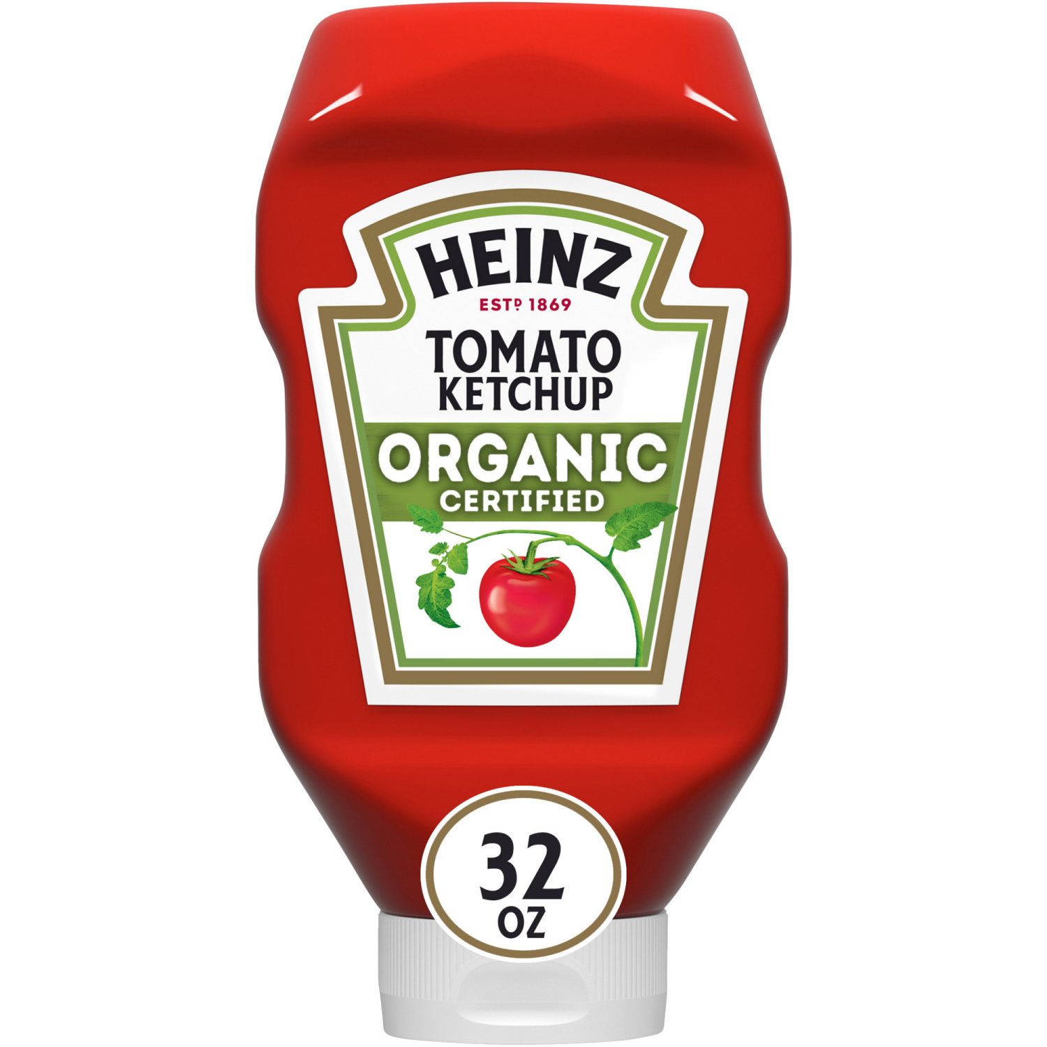 slide 1 of 5, Heinz Organic Tomato Ketchup, 32 oz Bottle, 32 oz
