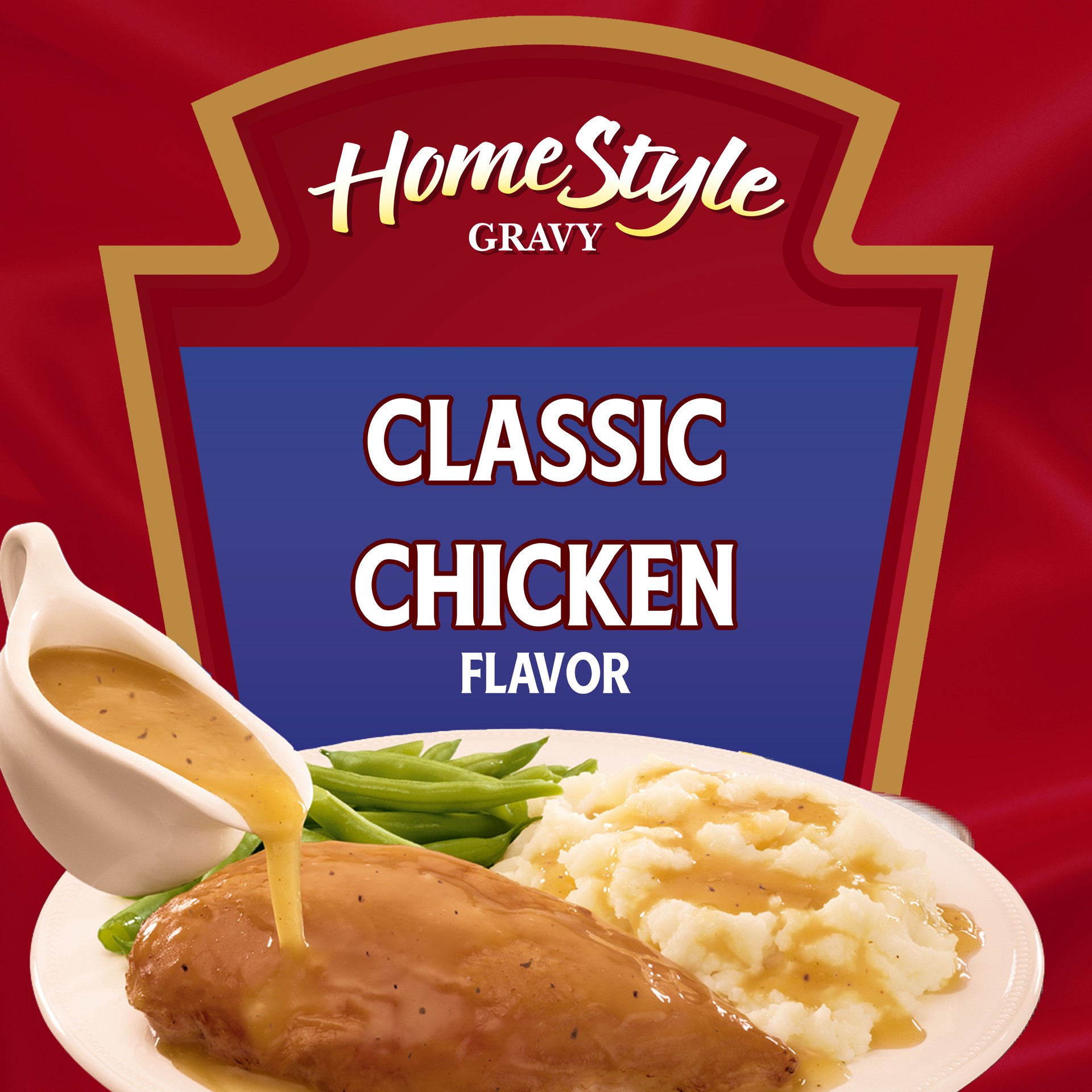 slide 4 of 8, Heinz HomeStyle Classic Chicken Gravy Value Size Jar, 18 fl oz
