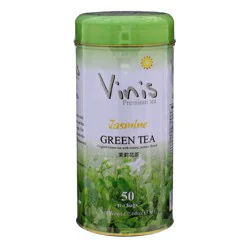 Vinis Jasmine Green Tea Bags - 50 ct