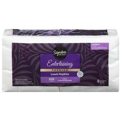 Signature Select Napkins 2 Ply Premium All Occasion - 200 Count