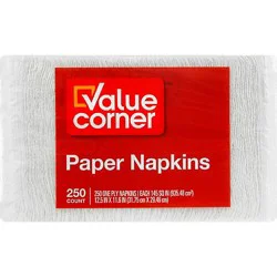 Value Corner Napkins One Ply - 250 Count