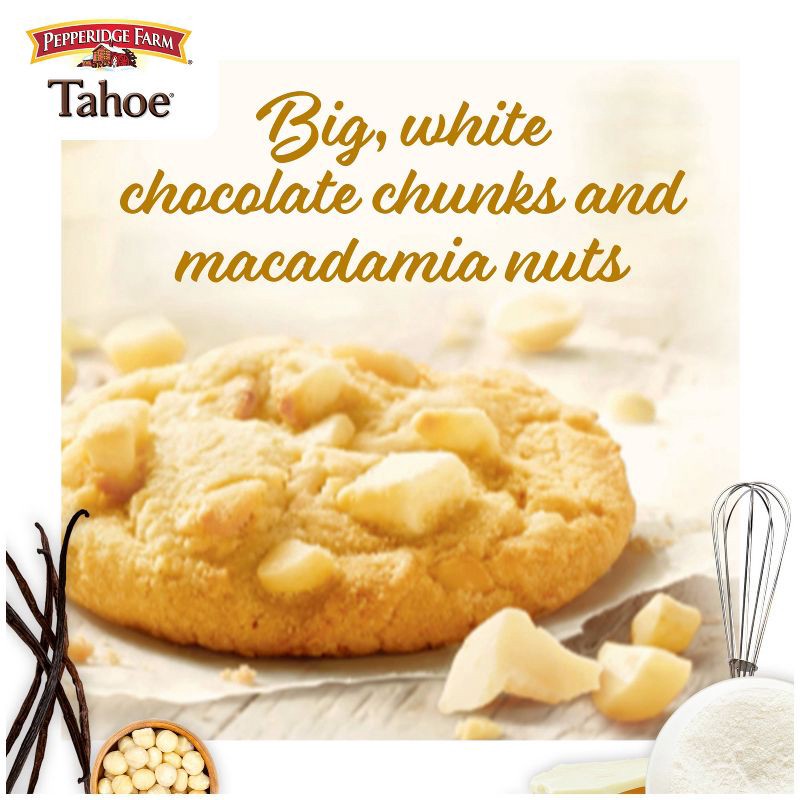 slide 2 of 9, Pepperidge Farm Tahoe Crispy White Chocolate Macadamia Cookies - 7.2oz/8ct, 7.2 oz, 8 ct