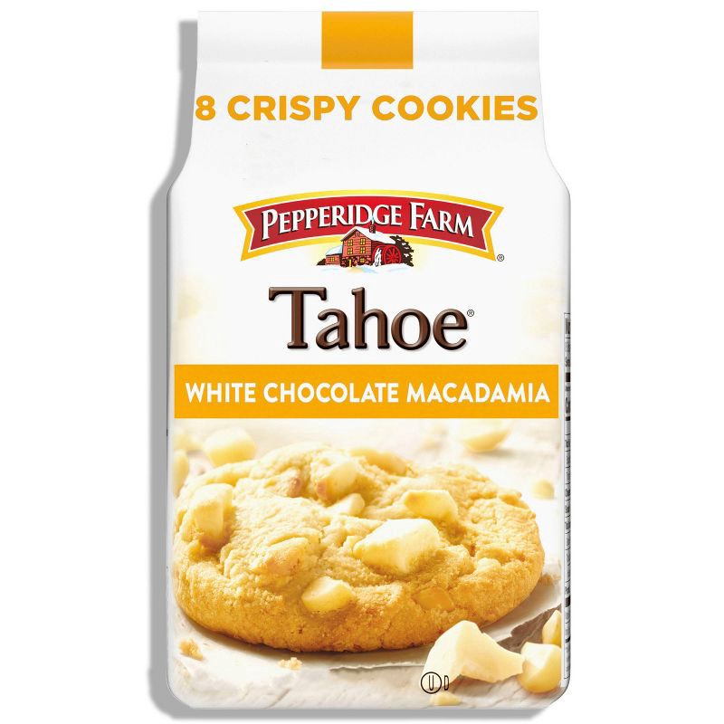 slide 1 of 9, Pepperidge Farm Tahoe Crispy White Chocolate Macadamia Cookies - 7.2oz/8ct, 7.2 oz, 8 ct