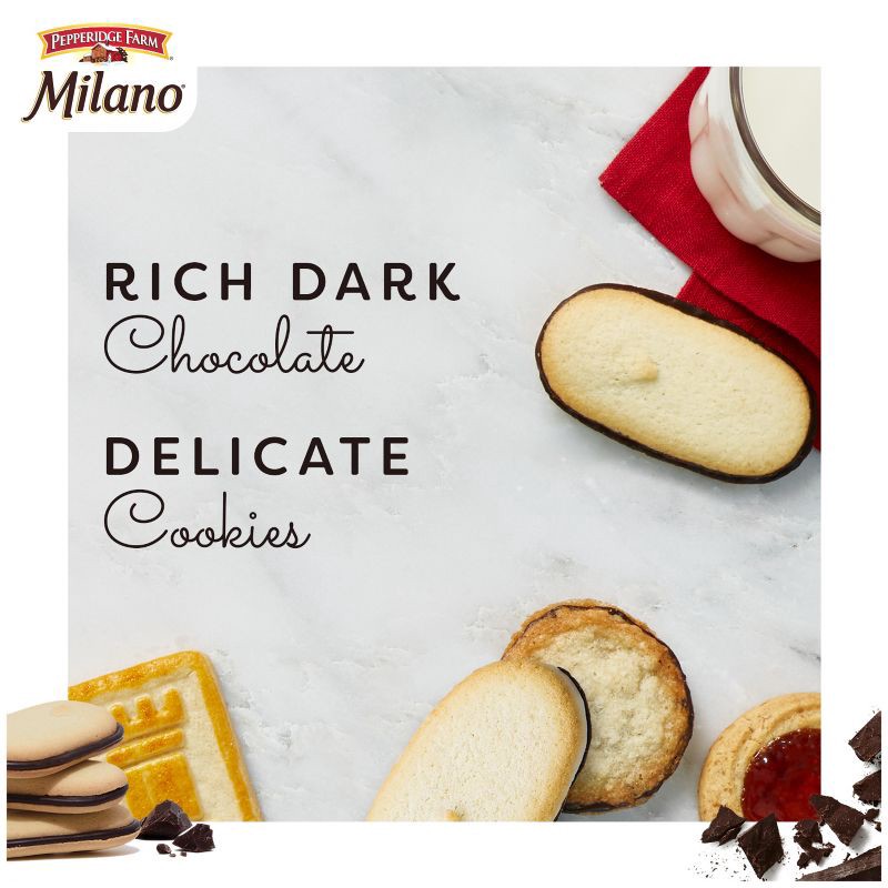 slide 2 of 8, Pepperidge Farm Milano Dark Chocolate Cookies - 6oz, 6 oz