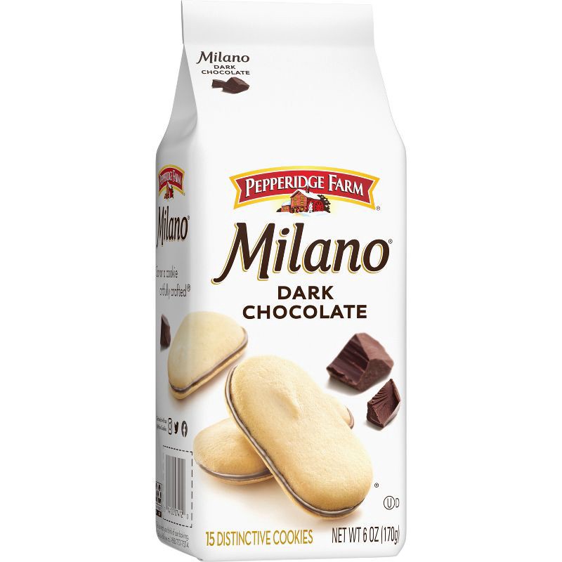 slide 5 of 8, Pepperidge Farm Milano Dark Chocolate Cookies - 6oz, 6 oz