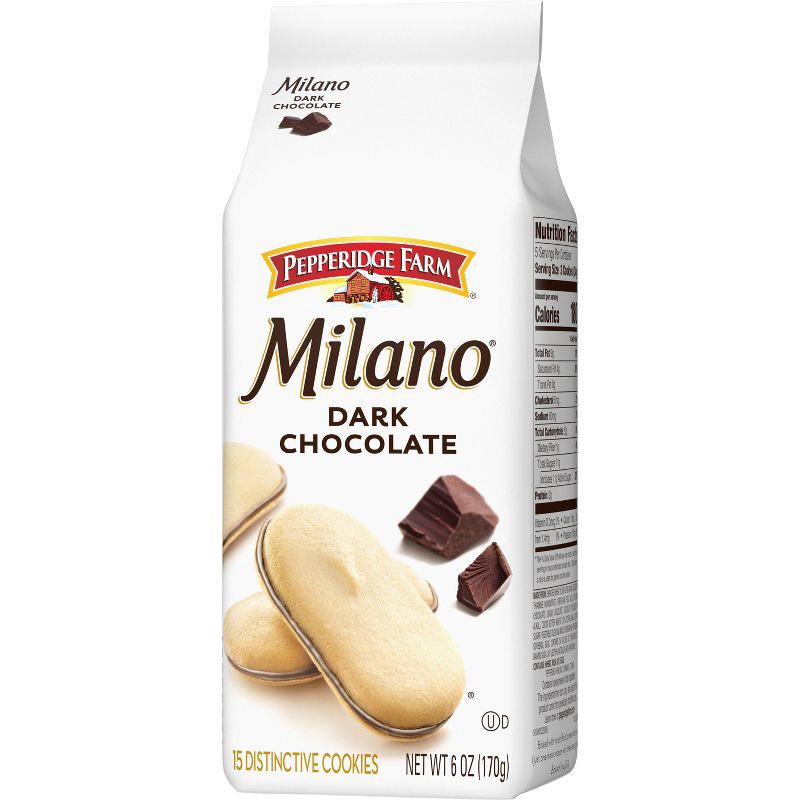 slide 6 of 8, Pepperidge Farm Milano Dark Chocolate Cookies - 6oz, 6 oz