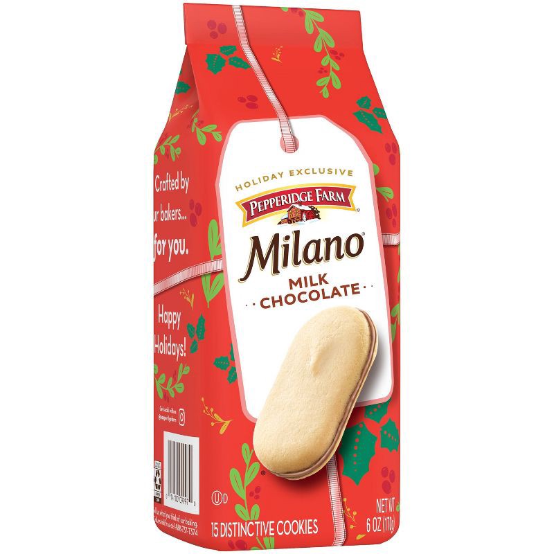 slide 2 of 9, Pepperidge Farm Milano Milk Chocolate Cookies - 6oz/15ct, 6 oz, 15 ct