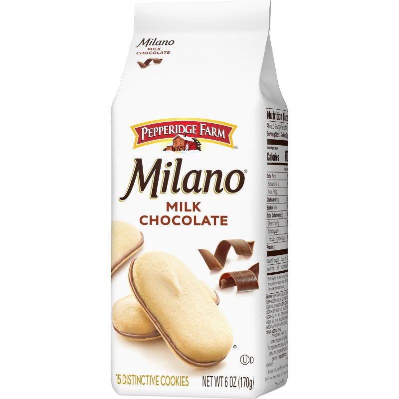 slide 7 of 7, Pepperidge Farm Milano Milk Chocolate Cookies - 6oz, 6 oz