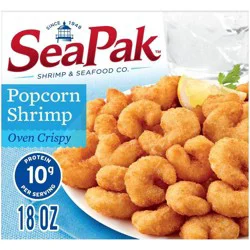 Sea Pak SeaPak Frozen Popcorn Shrimp with Oven Crispy Breading - 18oz