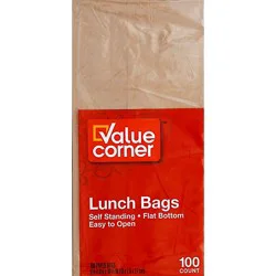 Value Corner Bags Lunch Self Standing - 100 Count