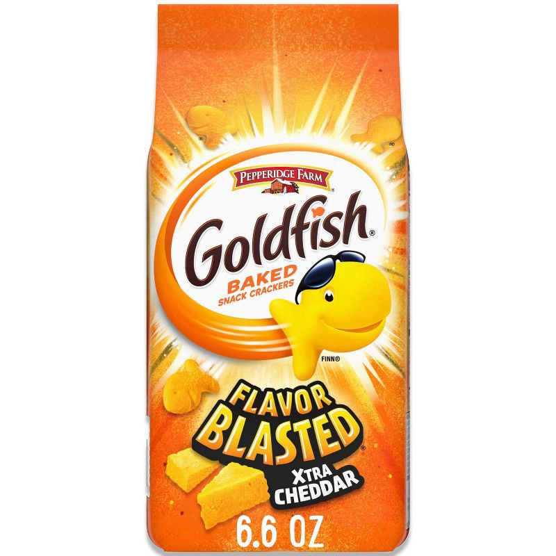 slide 1 of 6, Pepperidge Farm Goldfish Flavor Blasted Xtra Cheddar Crackers - 6.6oz, 6.6 oz