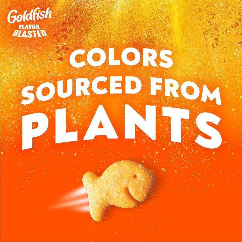 slide 4 of 8, Goldfish Flavor Blasted Xtra Cheddar Cheese Crackers Bag - 6.6oz, 6.6 oz
