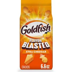 Goldfish Flavor Blasted Xtra Cheddar Cheese Crackers Bag - 6.6oz