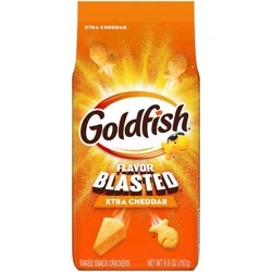 Goldfish Flavor Blasted Xtra Cheddar Cheese Crackers Bag - 6.6oz