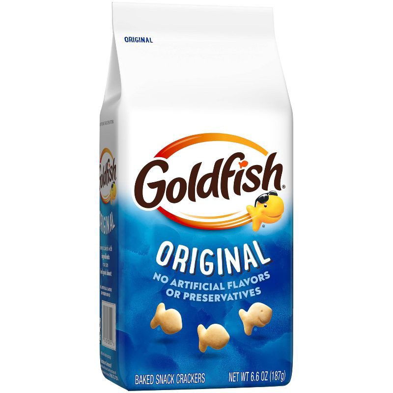 slide 4 of 10, Goldfish Original Crackers Snack Crackers Bag - 6.6oz, 6.6 oz