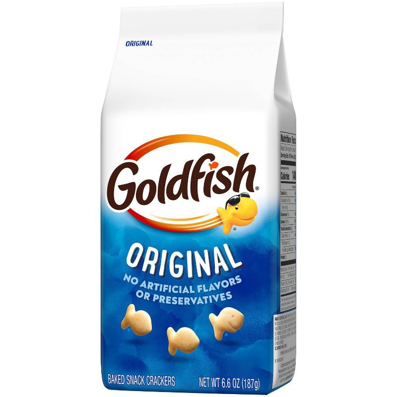 slide 5 of 10, Goldfish Original Crackers Snack Crackers Bag - 6.6oz, 6.6 oz