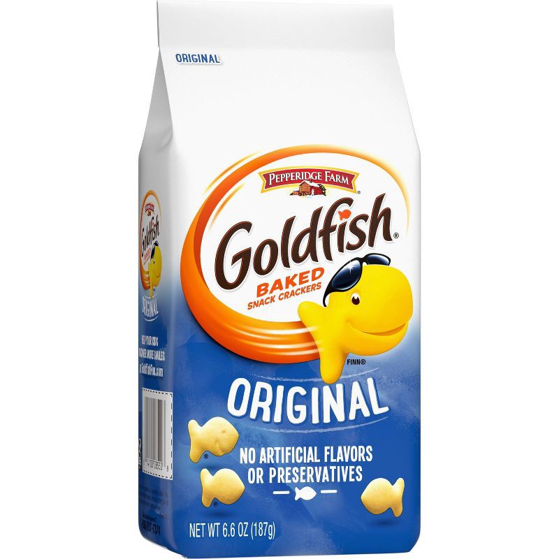 slide 10 of 10, Goldfish Original Crackers Snack Crackers Bag - 6.6oz, 6.6 oz