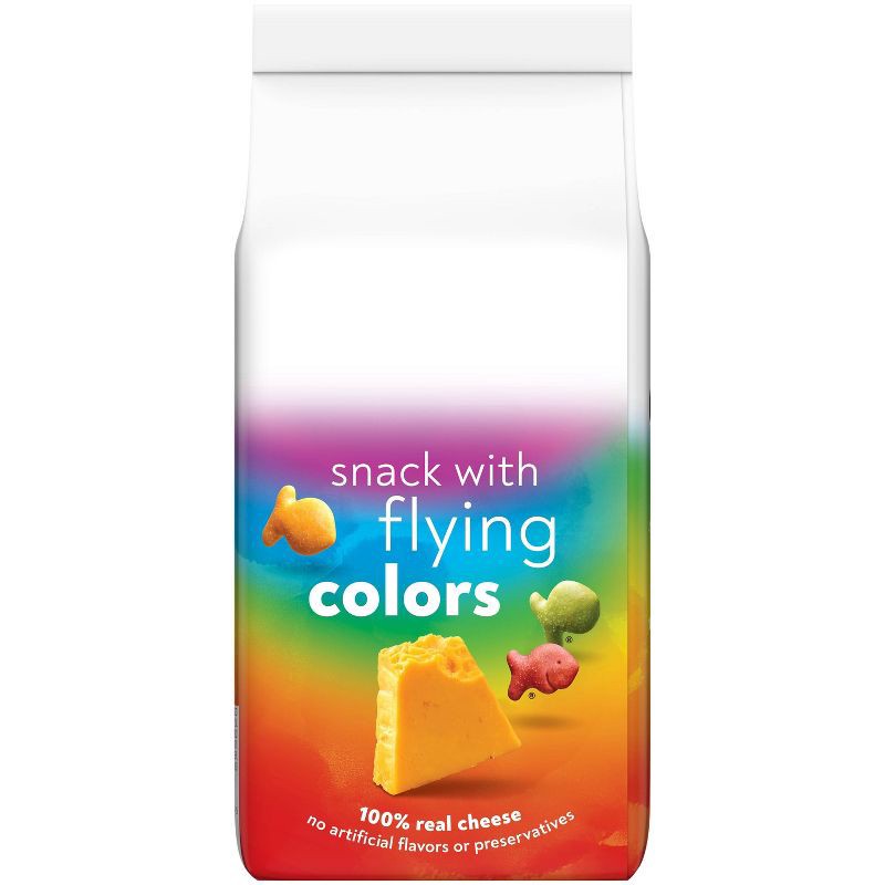 slide 2 of 11, Goldfish Colors Cheddar Cheese Crackers Bag - 6.6oz, 6.6 oz